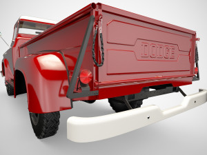 dodge power wagon 4x4 3D Модель
