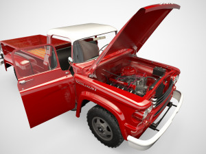 dodge power wagon 4x4 3D Модель