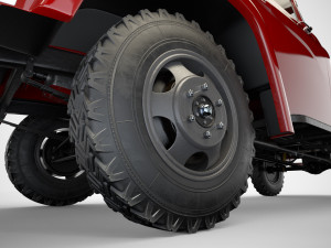 dodge power wagon 4x4 3D Модель