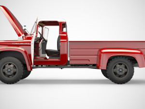 dodge power wagon 4x4 3D Модель