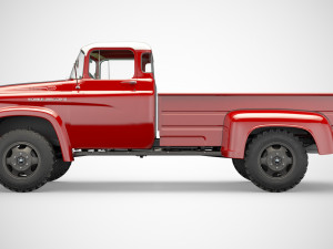 dodge power wagon 4x4 3D Модель