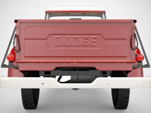 dodge power wagon 4x4 3D Модель