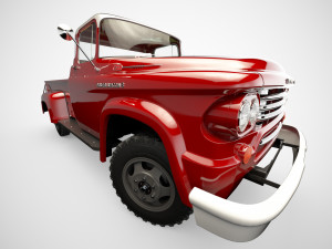 dodge power wagon 4x4 3D Модель