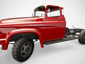 dodge power wagon 4x4 3D Модель