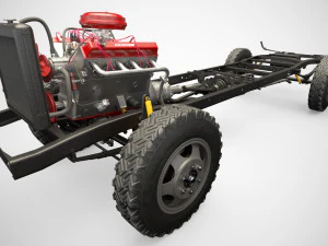esquivar carro&ccedil;a 4x4 Modelo 3D