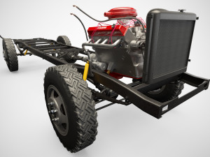 dodge power wagon 4x4 3D Модель