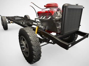 esquivar carro&ccedil;a 4x4 Modelo 3D