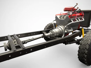 esquivar carro&ccedil;a 4x4 Modelo 3D