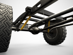 dodge power wagon 4x4 3D Модель