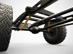 esquivar carro&ccedil;a 4x4 Modelo 3D