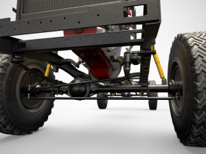 dodge power wagon 4x4 3D Модель