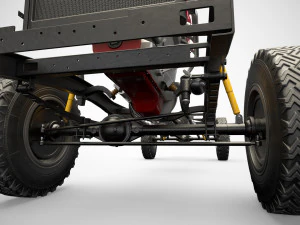 esquivar carro&ccedil;a 4x4 Modelo 3D