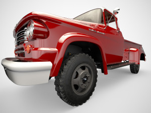 dodge power wagon 4x4 3D Модель