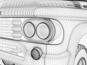 esquivar carro&ccedil;a 4x4 Modelo 3D