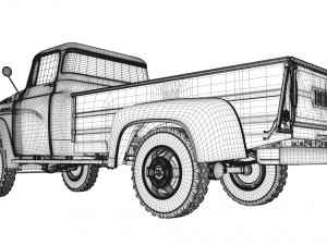 dodge power wagon 4x4 3D Модель