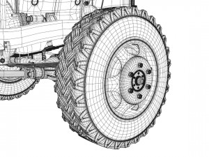 dodge power wagon 4x4 3D Модель