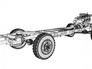 dodge power wagon 4x4 3D Модель