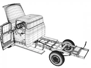 esquivar carro&ccedil;a 4x4 Modelo 3D