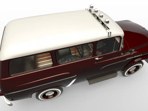 dodge town wagon 4x4 3D Model
