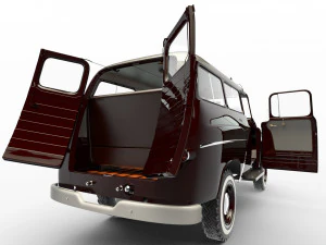 dodge town wagon 4x4 3D Model