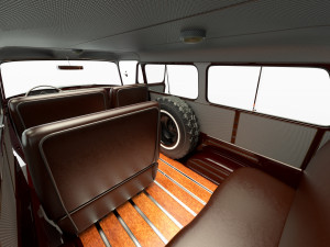 dodge town wagon 4x4 Modello 3D