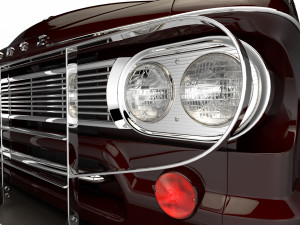 dodge town wagon 4x4 Modello 3D
