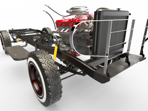 dodge town wagon 4x4 Modello 3D