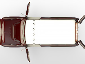 dodge town wagon 4x4 Modello 3D