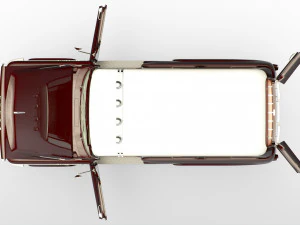 dodge town wagon 4x4 3D Model