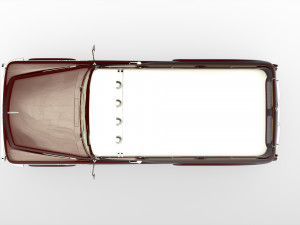 dodge town wagon 4x4 Modello 3D