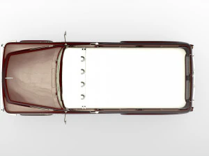 dodge town wagon 4x4 3D Model