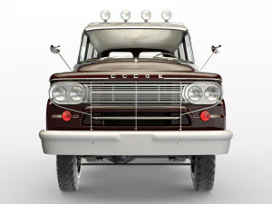 dodge town wagon 4x4 3D Model