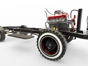 dodge town wagon 4x4 Modello 3D