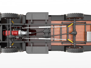 dodge town wagon 4x4 Modello 3D