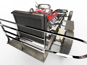 dodge town wagon 4x4 3D Model