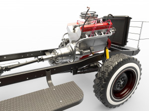 dodge town wagon 4x4 Modello 3D