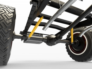 dodge town wagon 4x4 Modello 3D