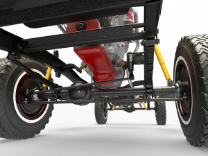 dodge town wagon 4x4 Modello 3D