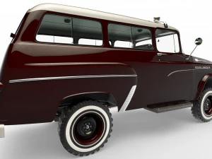 dodge town wagon 4x4 3D Model