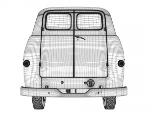 dodge town wagon 4x4 Modello 3D