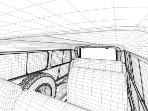 dodge town wagon 4x4 Modello 3D