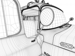 dodge town wagon 4x4 Modello 3D