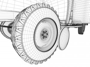 dodge town wagon 4x4 Modello 3D
