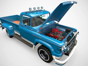 dodge power wagon 1959 3D Model
