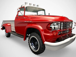dodge power wagon 1959 3D Model