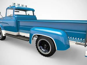 dodge power wagon 1959 3D Model