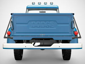 dodge power wagon 1959 Modelo 3D