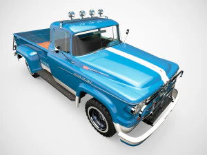 dodge power wagon 1959 3D Model