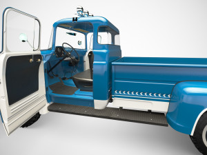 dodge power wagon 1959 Modelo 3D
