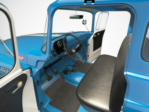 dodge power wagon 1959 Modelo 3D
